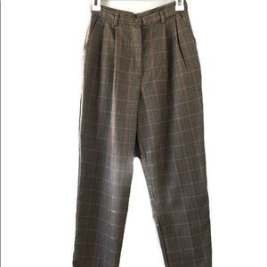 Kathie Lee plaid pants/slacks